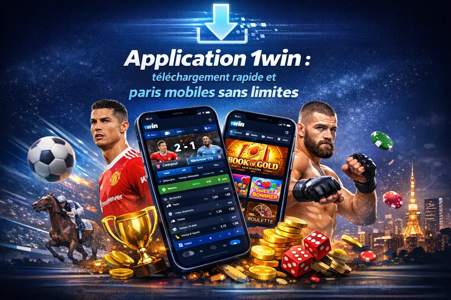 Application 1win téléchargement rapide et paris mobiles sans limites